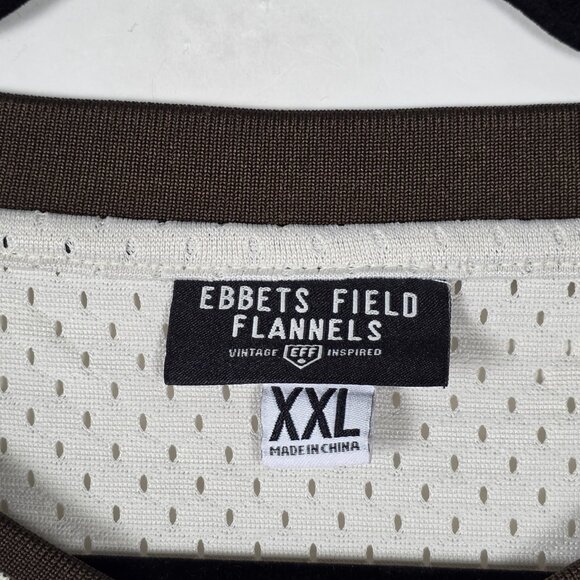 Ebbets Field Flannels Negro League Baseball Homestead Grays 20 Mens 2XL Jersey - Picture 4 of 6